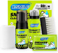 X-SMILE Sneaker Cleaning Kit, Foam Cleaner for White Shoes, PU & Synthetic, Canvas, Mesh & Rubber, Brush, Towel & Wipe 100ml