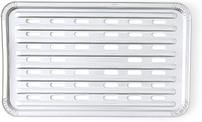 Kingsford® Heavy Duty Aluminum Grilling Foil Liners, 4ct | 14.75” x 9” Foil Grill Liners for Grilling, Cooking, And Steaming | Kingsford® Extra Tough Grilling Accessories