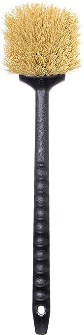 SPARTA 36505L00 Plastic Utility Brush, Scrub Brush With Long Handle For Kitchen, Restaurant, Home , 20 Inches, Black