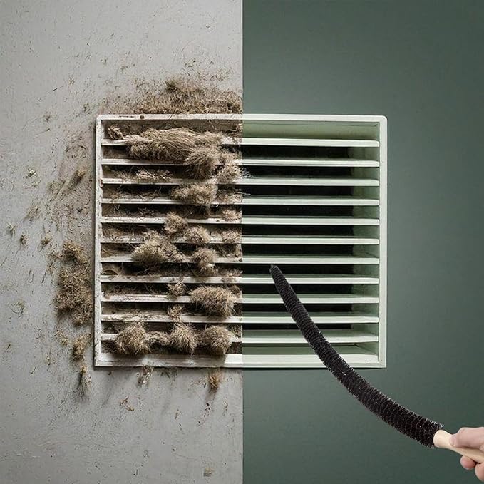Dryer Lint Brush Vent Cleaner,30Inch Dryer Vent Cleaner Kit Cleaning Long Flexible Coil Brush(1 Pack)