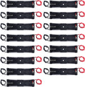 15PCS 18650 Battery Holder Bundle with Wire 18650 Battery Holder Case 3.7V, 1 Slot DIY Battery Storage Boxes, 1 Slot Black Plastic Batteries Case for 18650 Single Battery