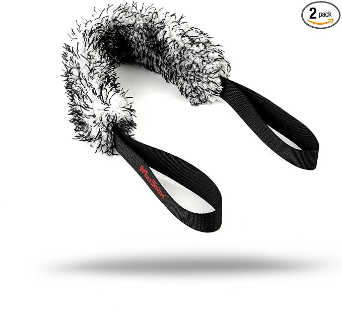 Maxshine Microfiber Wheel Scrubbing Belt 2-Pack (Universal) | Soft 700GSM Double-Sided Belt with Loop Strap for Wheel & Rim Cleaning | Access Tight Wheel Gaps, Brake Calipers, Fenders