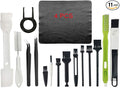 Computer Cleaning Kit, 19 in 1 Multi-Purpose Brushes Anti Static Brushes Clothes for Computer Printer Car Player Window