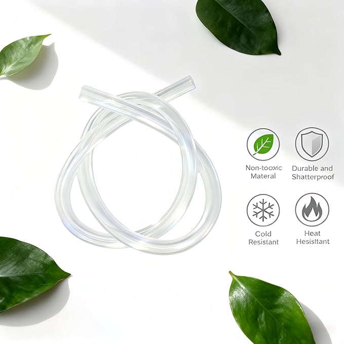 2Pcs Milk Tube Hose Set Compatible With Jura Hp3 Coffee Machines Frothing Nozzles, Contains 2x Milk Tube(14.2 Inches Length), 2x Connectors And 1x Cleaning Brush