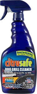 Grill Cleaning Spray - BBQ Grid And Grill Grate Cleanser By Citrusafe (23 oz)