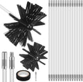 Veemoon 20 Feet Chimney Sweep Kit, Chimney Pipe Cleaning Brush - 15pcs 16inch Flexible Extendable Rods with Two Sizes Heads (3. 9/5. 9in) for Home Stove Logs Fireplace Dryer Vent Clean System