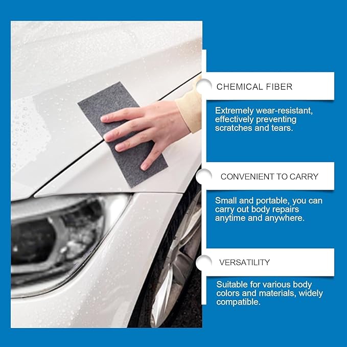 Fixapro Scratch Remover, The Magic Car Cleaning Cloth for Any Car Scratches, Quickly & Easily Removes Scratches, Works on All Vehicles and Any Color (10 PCS)