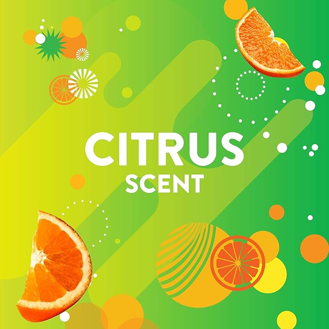 Scrubbing Bubbles Fresh Brush Flushables Refill, Citrus Action Scent, 10 Ct/pack , Pack 0f 12
