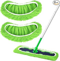 Reusable Microfiber Pads for Swiffer XL Mop - 2 Pack XL Dry Sweeping Cloths & Wet Pads Refills - X-Large Heavy Duty Mopping Cloths for Floor Mopping and Sweeping (Mop is Not Included)