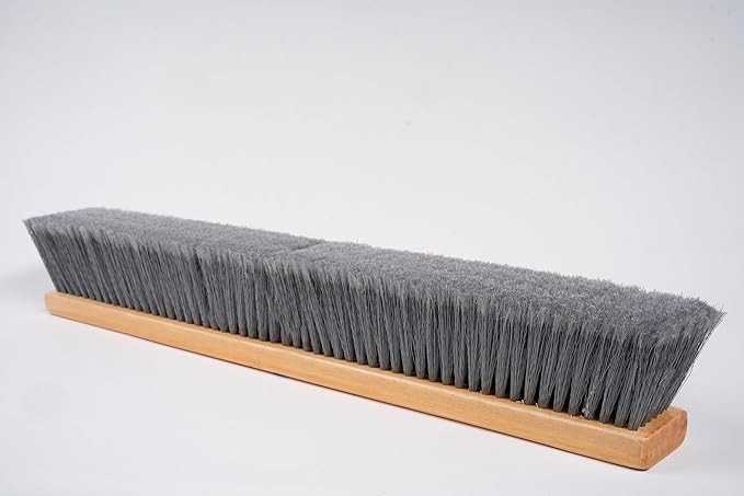 24" Grey Flagged Push Broom