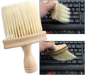 Keyboard Cleaning Brush Anti-Static Wooden Laptop PC Keyboard Cleaner Narrow Area Dust Cleaning Tools