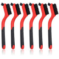 6 Pack Nylon Brush for Cleaning Small Cleaning Brushes Mini Nylon Brush Set for Clean Dust in Holes Non Scratch Nylons Bristles Car Detailing Brushes for Tight Space Delicate Surfaces Daily Clean