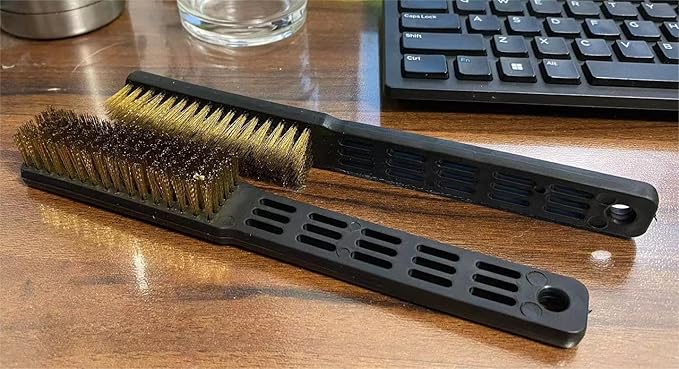 (2-Pack) Bowling Shoe Brushes, Bowling Accessories, Remove Dust Grit Improve The Slide of The Shoe (2)