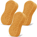 3 - Pack Large Sponge, Kitchen Sponges, Handy Sponges, Cellulose Sponges, Dish Washing Sponge, Natural Sponge, Car Washing Sponge, Eco Friendly Sponge (7.68 x 3.74 x 1.38 Inch), Yellow