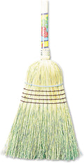 Warehouse Broom, Corn Fiber Bristles, 42 Inch Wood Handle, Natural (932C)