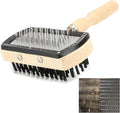Coil Cleaner Brush for AC, Double Sided Air Conditioner Coil Cleaning Brush for HVAC Evaporator Condenser Fin, Easy to Use Effectively Cleaning