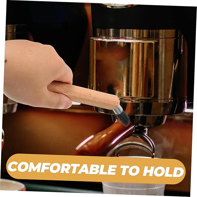 Angoily Grinder Brush Cleaner Essential Tool for Coffee Machine Cleaning Brush Soft Bristles for Deep Cleaning