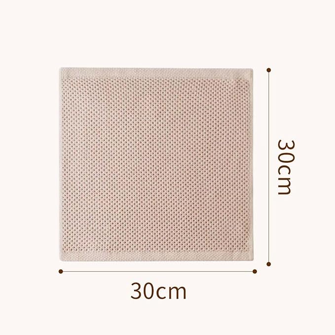 Cotton Dish Cloths 6 Pack,12x12 Inch – Super Absorbent, Quick-Dry & Reusable Kitchen Cleaning Cloths, Lint-Free Washable Towels for Dishes, Glass & Household Use(Red)