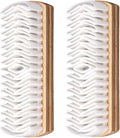 2pcs Suede Shoes Brush, Durable Suede Cleaning Cleaner Brush with Raw Magic Rubber Bristles and Beech Base for Shoes Boots Bags