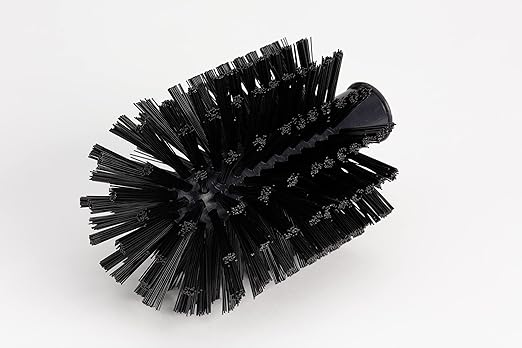 SPARTA Multi-Purpose Valve Brush Pipe Brush, Round Brush with Polyester Bristles, Color Coded for Commercial Cleaning, Kitchen, Restaurant, Bathroom, Plastic, 7.1 X 4 X 7.1 Inches, Black