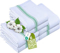 Utopia Towels Green Dish Towels [6 Pack - 15 x 25 Inches] 100% Ring Spun Cotton Highly Absorbent & Reusable Cleaning Bar, Tea, Kitchen and Dishcloths Set - 200 GSM