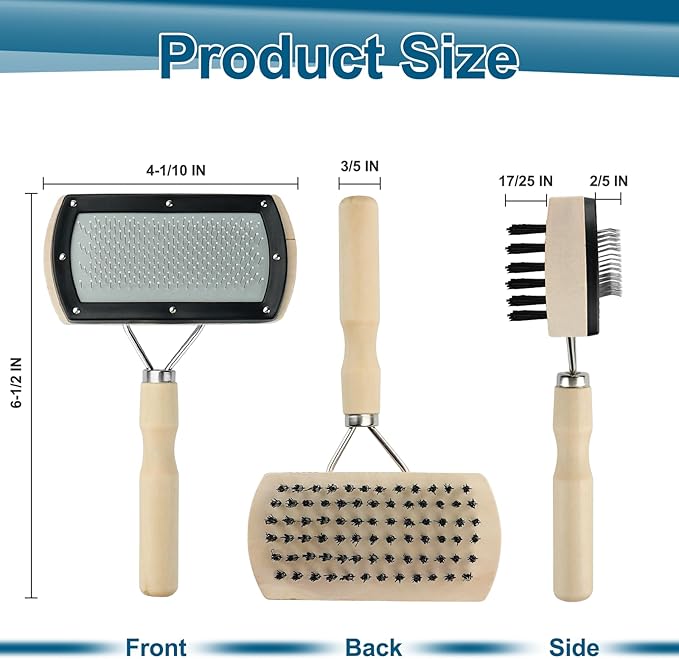 Cenipar Air Conditioner Coil Cleaning Brush - Double Sided HVAC Brush AC Coil Cleaner Brush for Evaporator & Condenser Fins, Heavy Duty Flexible Design for AC Units, Refrigerators & Heat Pumps