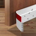 Ainiv Door Draft Stopper Under Door Seal, 2" W x 39" Cutable Soundproof Door Seal, Adhesive Under Door Sweep Weather Stripping Soundproof Kit, Under Door Draft Stopper Seals Anti-Collision-White