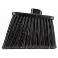 SPARTA Plastic Broom Head, Angled, Flagged for Small Debris Indoor, Outdoor, Home, Restaurant, Lobby, Office, 12 Inches, Black, (Pack of 12)