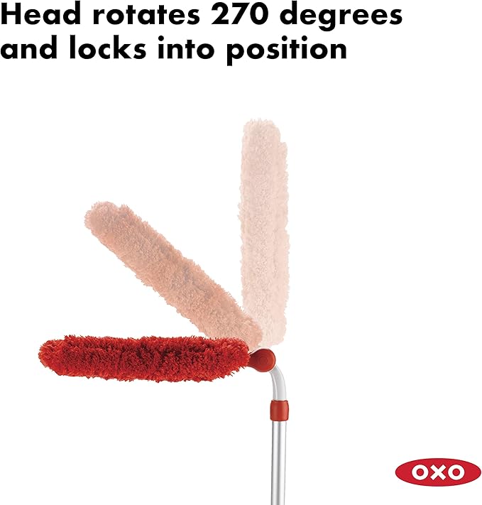 OXO Good Grips Microfiber Extendable Duster & Good Grips Microfiber Hand Duster