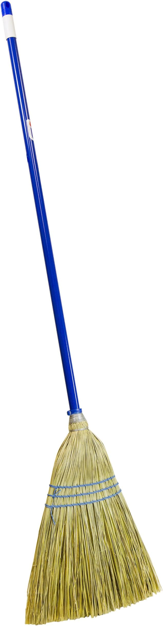 Quickie Natural Fiber Household Broom, For Household Indoor Cleaning Use, Kitchen, Living Room, Family Room Cleaning