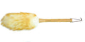Surell Duster - Lambswool Feather Duster with 9" Wooden Handle - Anti Static Shearling Wool Head for Cleaning Cars, Ceiling Fans, Furniture, Blinds - Perfect Housewarming Gift