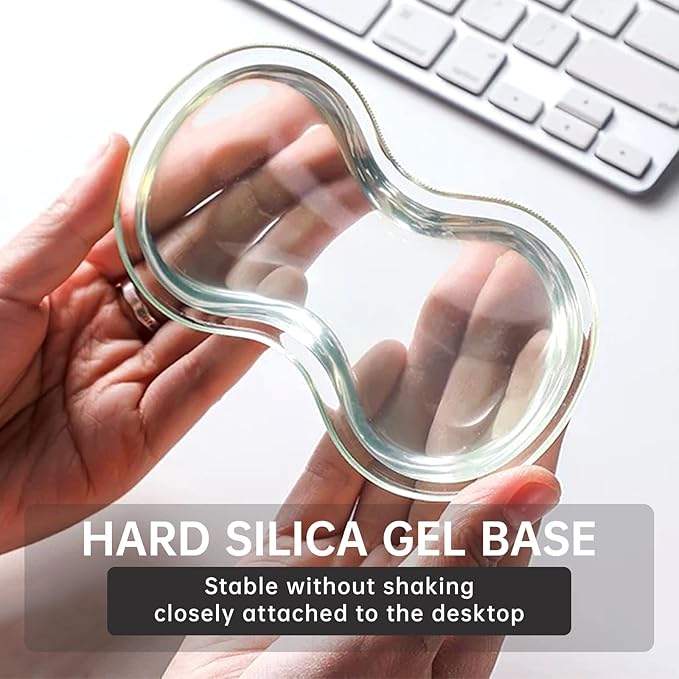 Mouse Pad with Wrist Rest, Soft Cloud Gel Keyboard Mouse Pad Set with Hand Wrist Support, Cute Non Slip Office Desk Accessories for Comfort/Pain Relief/PC Gaming/Computer/Laptop, (Green Wave)