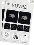 KUVRD Waterbear - Universal Screen Cleaners - Teeny Tiny Cleaning Tools for Your Lenses & Screens - 2-Pack - (2 Patch Sets)