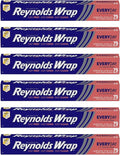 Reynolds Wrap Everyday Strength Aluminum Foil, 75 Square Feet (Pack of 6)