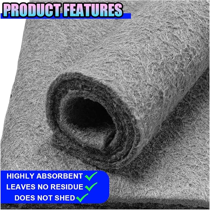 Thickened Magic Car Cleaning Cloth, Non-Streak & Lint Reusable Automotive Window Cleaning Rag, Strong Water Absorbent Microfiber Vehicle Washing Towel for Mirror, Glass, Kitchen(5PCS)