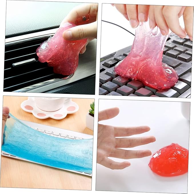 TEHAUX 20pcs Professional Computer Dust Keyboard Cleaning Gel Brush for Electronics