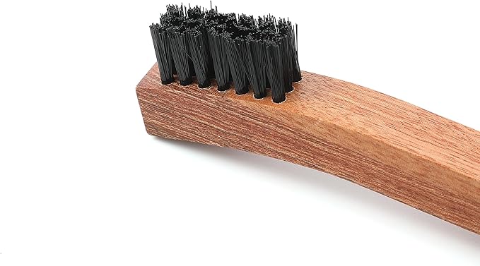 Golf Club Cleaner Brush with Rope and Metal Clasp,Multi-Function Golf Groove Dirt Mud Remover,Stiff Bristles Shoe Cleaner/Portable Golf Cleaning Tool fit for Hiking/Farm/Walking Boot