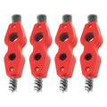 4pcs-in-1 Copper Pipe Cleaner, 4pcs Copper Tubing Brush Pipe Brush 1/2" & 3/4" Inner 5/8" & 7/8" Outer Steel Bristles Cleaner Plumber Brush for Plumbing Installation Soldering Brazing Tool