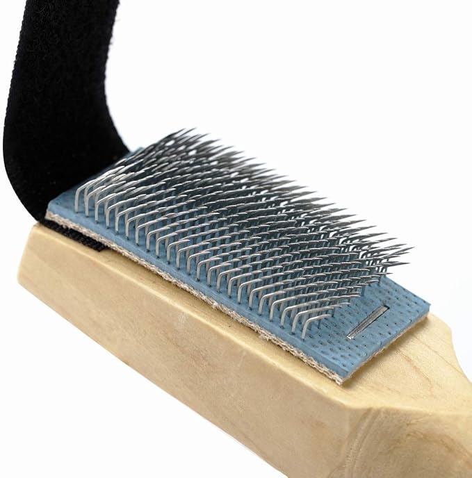 BinaryABC Dance Shoes Brush,Shoes Cleaner Brush,Suede Sole Wire Shoes Wood Cleaning Brush Cleaners 2Pcs