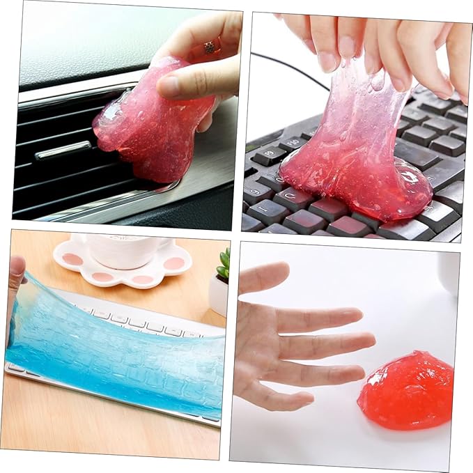 20pcs Keyboard Cleaning Gel Efficient Dust for Electronics Car Detailing Multi-Purpose Detailing Cleaning Gel for Laptop Computer Home Use