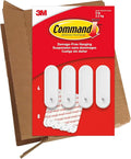 Command Large Wire Hooks, Holds up to 5 lb, 4 Hooks and 8 Strips, Damage-Free Hanging Wall Hook with Adhesive Strips, No Tools Great for Hanging, Organization and Storage