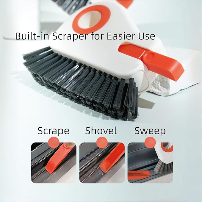 2-in-1 Window Groove Cleaning Brush, 2026 Upgraded Window Track Cleaner Tool, Handheld Dead Corner Gap Scrubber for Home & Commercial Use, Ideal for Window Slots, Sliding Door Tracks & Narrow Crevices