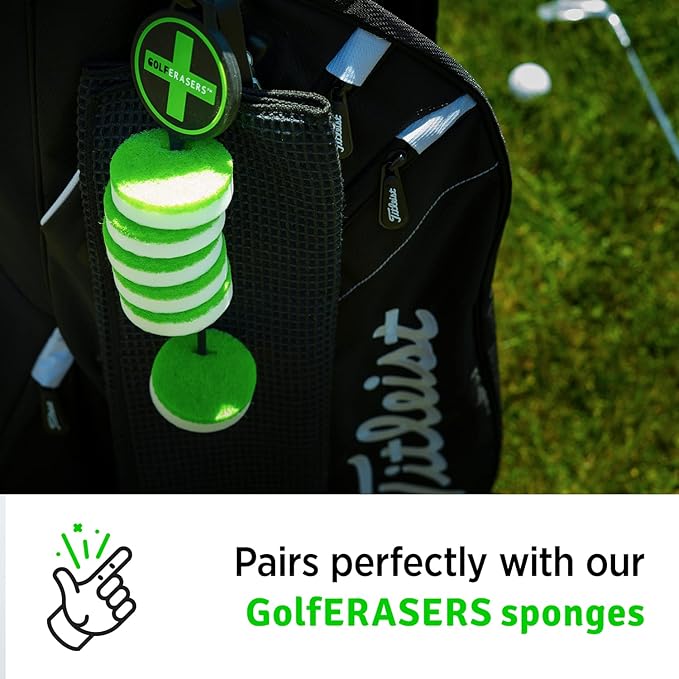 Premium Microfiber Golf Towel with Clip for Golf Bag, 3 Pack, Waffle-Knit Pattern, Helps Keep Golfers’ Hands Dry While Playing, Pairs Perfectly Sponges, 24"x16"
