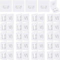 Double Sided Adhesive Wall Hooks,24 Pack Self Adhesive Hooks,Suitable for Hanging and Organizing