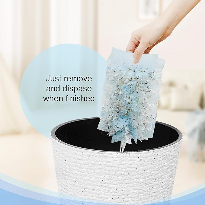 Duster Refill Compatible with Swiffer Hand Duster, 30 Count Unscented Disposable Heavy Duty Duster Refills, Dusters Refills for Cleaning, Blinds & Ceiling Fan (Handle is Not Included)