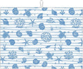 Beach Dish Drying Mat, for Summer Kitchen Counter Microfiber Absorbent, Ocean Sea Dish Draining Mat Extra Large 18"x24"