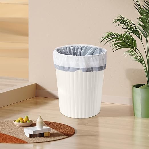 Trash Can - Small Waste basketbin - 2 Gallon- for Office,Home,Bathroom,Kitchen - Beige
