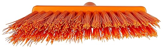 Vikan - 29147 12" Angle Broom- Extra Stiff, Orange