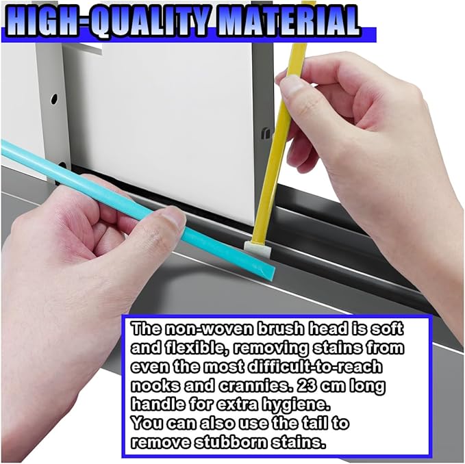 Cleaning Swab Sticks, Small Cleaning Sponge Tip for Tight Spaces, Disposable Crevice Cleaning Brush Kit, Universal Automotive Detailing Tools Accessories for SUV, Sedan, Truck (Multicolor)
