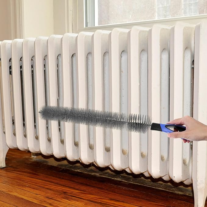 Alipis Condenser Coil Cleaning Brush Radiator Dust Brush for Refrigerator Air Conditioner Fins Household Narrow Bristle Tool for Dust Removal and Maintenance
